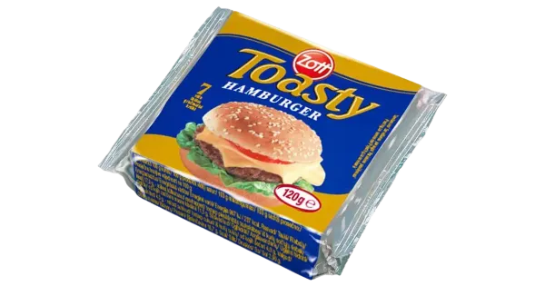 Zott toasty hamburger sulatud juust 120 g