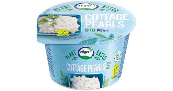 Züger Vegan Cottage Drops mahe mandli- ja sojapõhine toode, 200g