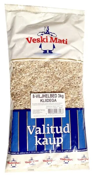 8-viljahelbed VESKI MATI, kliidega, 3kg