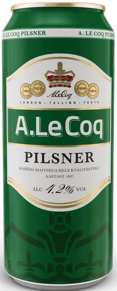 Õlu Pilsner, A. LE COQ, 500 ml purk