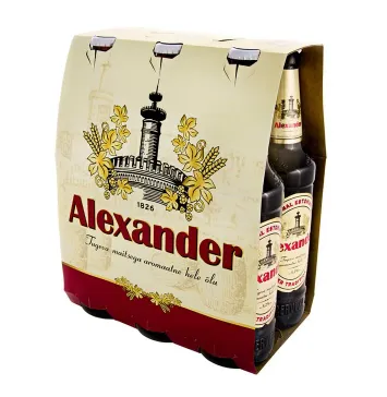 ALEXANDER õlu 5,2%vol, 6x0,5 l, 6pakk, pudel R15/101052/37