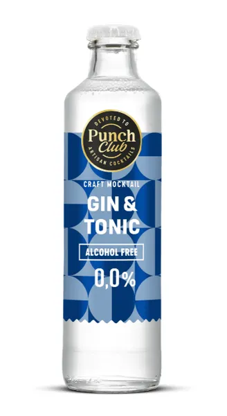 Alkoholivaba jook PUNCH CLUB! Gin & Tonic, 0.0%,  250ml