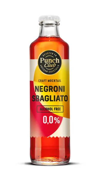 Alkoholivaba jook PUNCH CLUB! Negroni Sbagliato, 0.0%,  250ml