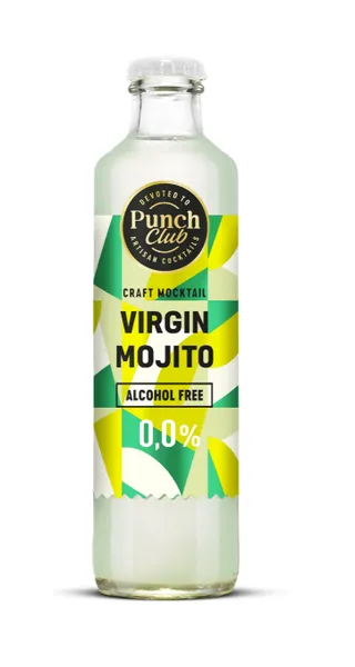 Alkoholivaba jook PUNCH CLUB! Virgin Mojito, 0.0%,  250ml