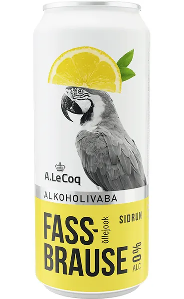 Alkoholivaba õlu Fassbrause Lemon, A. LE COQ, 500 ml