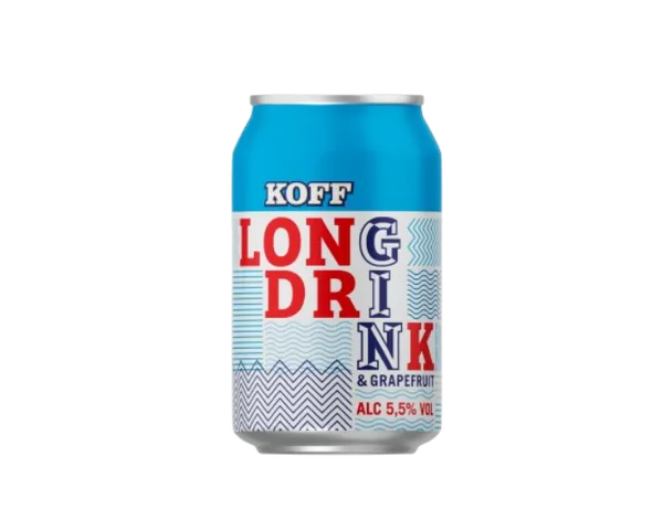 Long Drink Grapefruit, KOFF, 330 ml