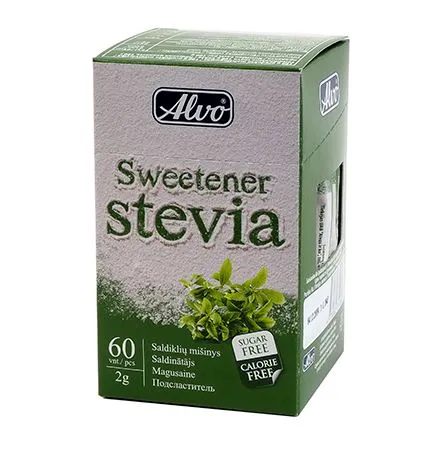Saldinātājs Stevia ALVO, 2g (60gab)