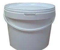 Ämber toidule kaanega, valge, PP,  20 l