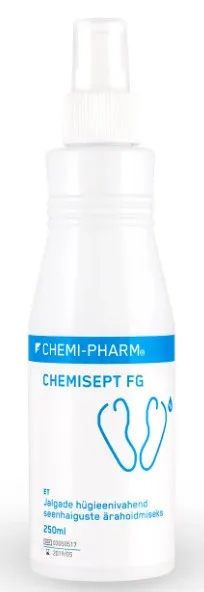 Antiseptikum jalgadele 250 ml, pihustatav, Chemisept FG