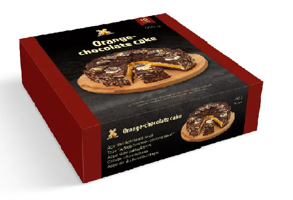 Apelsini-šokolaadi tort EESTI PAGAR külmutatud, lõigatud 950g/ 10tk.