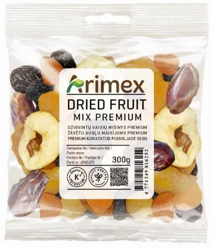 ARIMEX Premium Kuivatatud puuviljade segu, 300 g