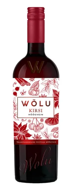 Aromatiseeritud puuviljavein WÕLU, Hõõgvein, Kirsi, 10,5%vol, 0,75 L, R20/152625/56