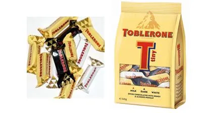 Assortii kommikott TOBLERONE 248g