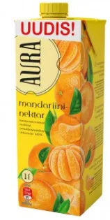 Aura, Mandariini nektar 1L, tetra