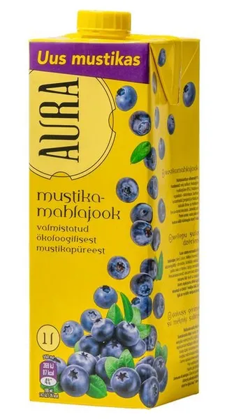 Aura Mustikajook 1 L Tetra