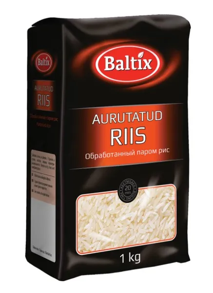 Aurutatud riis (sõmer) BALTIX, 1 kg