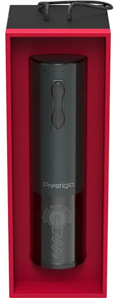 Automaatne veinipudeli avaja PRESTIGIO Bolsena, must