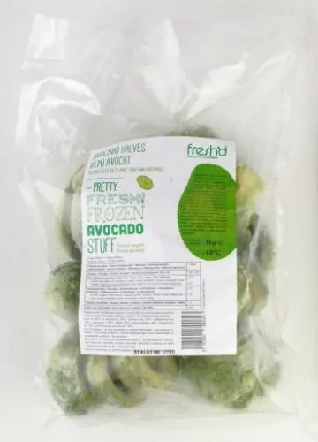 Avokaado poolikud, külmutatud, 1kg