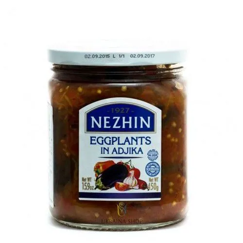 Baklažāni adžikā NIZHYN , 450g