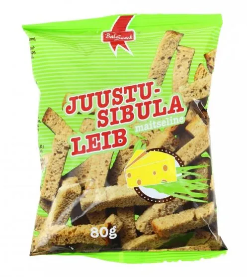 BALSNACK Juustu-sibulaleib 80g