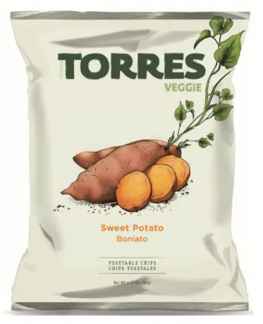 Čipsi saldo kartupeļu Torres 90g