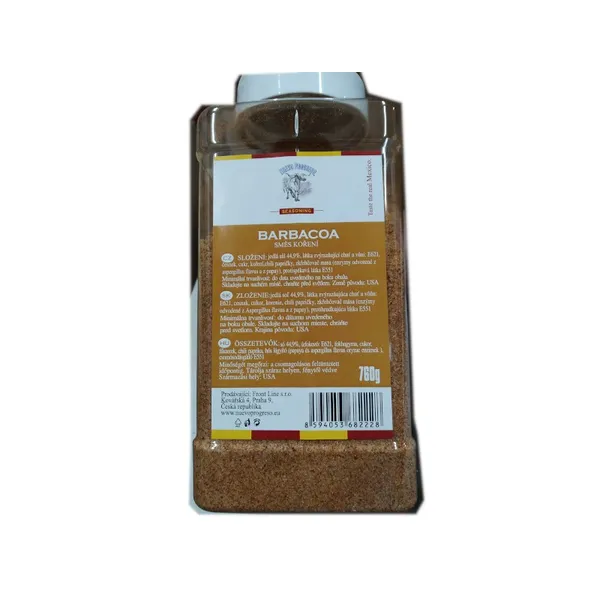 BBQ maitseainesegu BARBACOA Rib Rub, 760g