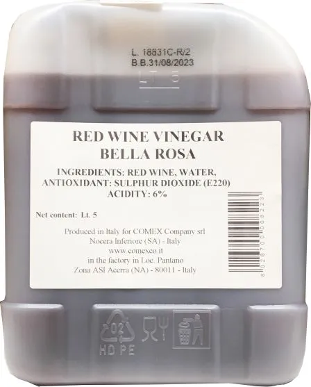 BELLA ROSA Punase veini äädikas 6% 5l