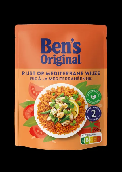 Blanšeeritud riis BEN'S ORIGINAL tomatite ja ürtidega, 220g