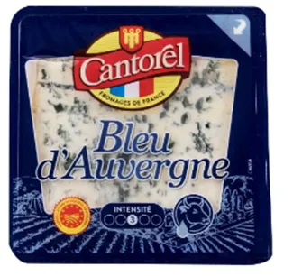 Zilā pelējuma siers BLEU D'AUVERGNE, 50%, DOP, 125 g