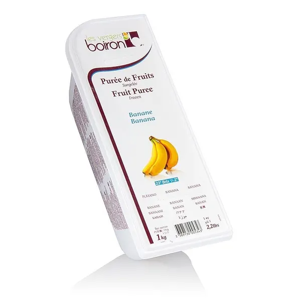BOIRON Banaanist puree, suhkruta 1kg, Prantsusmaa, Külmutatud