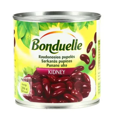 BONDUELLE Kidney punane uba leemes 425 ml / 400 g / 250 g