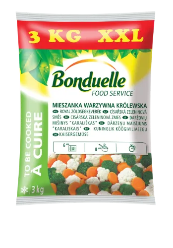 BONDUELLE Külmutatud Juurviljasegu "Royal", XXL 3 kg