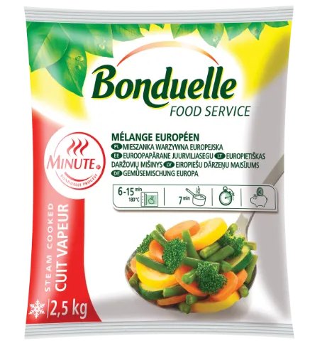 BONDUELLE Külmutatud köögiviljade segu Euroopa 2,5 kg