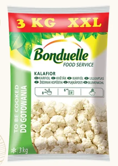 BONDUELLE Külmutatud lillkapsas XXL, 3 kg