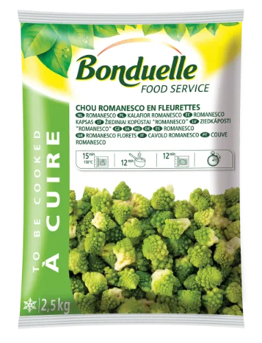 BONDUELLE Külmutatud Romanesco lillkapsas, 2,5 kg