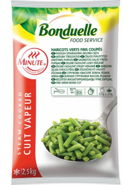 BONDUELLE Rohelised oad, lõigatud, külmutatud 2,5kg