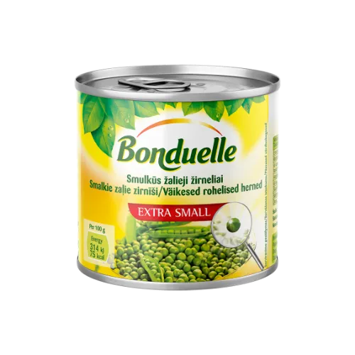 BONDUELLE Väiksed herned, 400g/280g