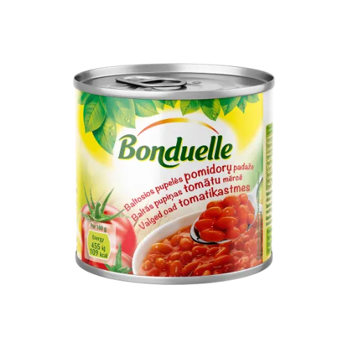 BONDUELLE Valge aeduba tomatikastmes 425 ml / 430 g