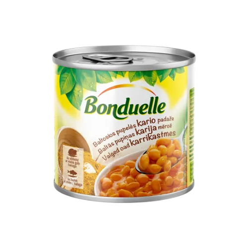 Valge uba karrikastmes Bonduelle 430g