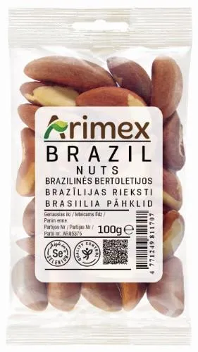 Brasiilia pähklid ARIMEX, 100g