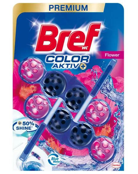 WC-värskendaja Blue Aktiv Fresh Flower, BREF, 2x50 g