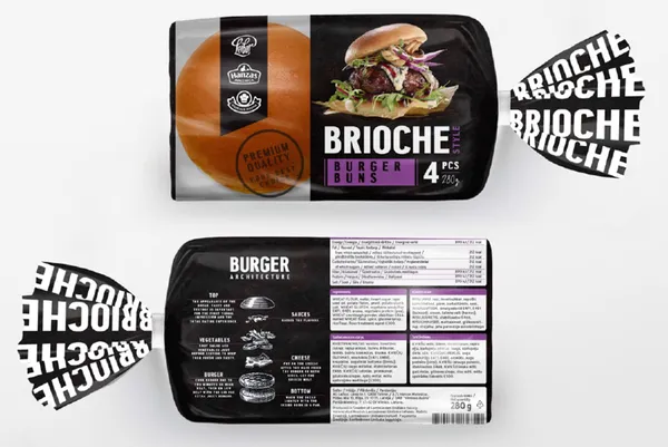 Brioche burgerikukkel LEIBUR 4 x 70g, pakk