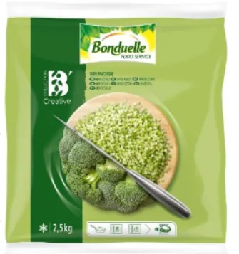 Brokoli BONDUELLE "Brunoise" hakitud külmutatud 2,5 kg
