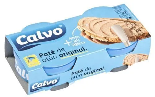 CALVO  Klassikaline tuunikalapasteet 2 x 75 g