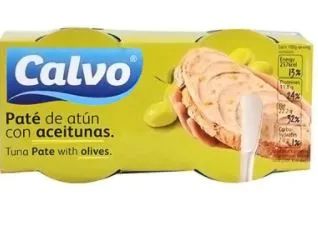 CALVO Tuunikalapasteet oliividega 2 x 75 g