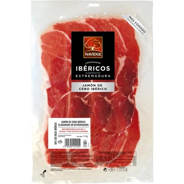 Sālīts šķiņķis Jamon Iberico 50%, sagriezts, extra, 110g