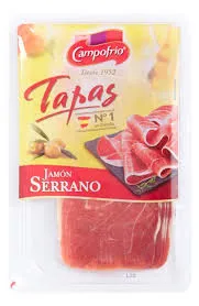 CAMPOFRIO Vinnutatud sink Jamon Serrano, viilutatud, 80 g