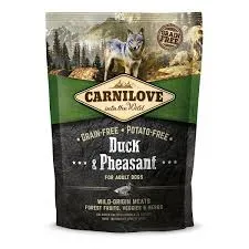 CARNILOVE Kuivtoit täiskasvanud koerale, part ja faasan 1,5 kg