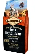 CARNILOVE, kuivtoit, väikest tõugu koertele, jaanalind ja lammas, 1,5 kg