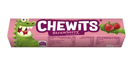 CHEWITS Nätsukommid Maasika 30g